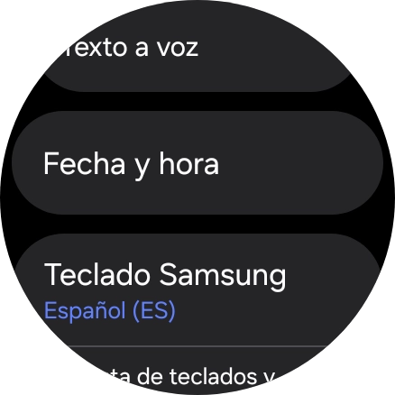 Pulsa Fecha y hora. Pulsa Fecha y hora.