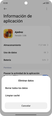 Pulsa Limpiar caché. Pulsa Limpiar caché.