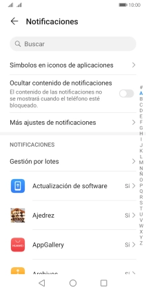 Pulsa la app deseada. Pulsa la app deseada.