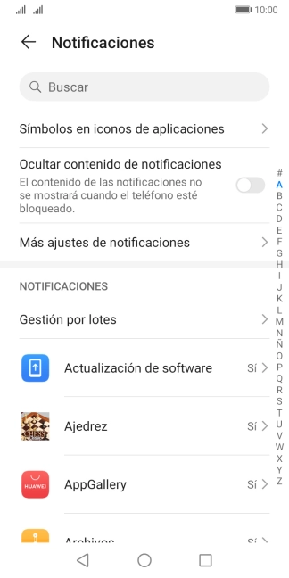 Pulsa la app deseada. Pulsa la app deseada.