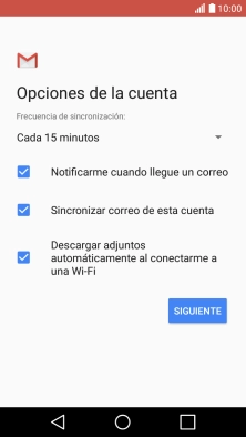 Si aparece en la pantalla esta imagen, tu cuenta de correo electrónico ha sido reconocida y configurada automáticamente. Sigue las indicaciones de la pantalla para introducir más información y terminar la configuración. Si aparece en la pantalla esta imagen, tu cuenta de correo electrónico ha sido reconocida y configurada automáticamente. Sigue las indicaciones de la pantalla para introducir más información y terminar la configuración.