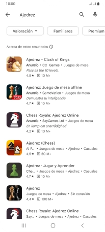 Pulsa la app deseada. Pulsa la app deseada.