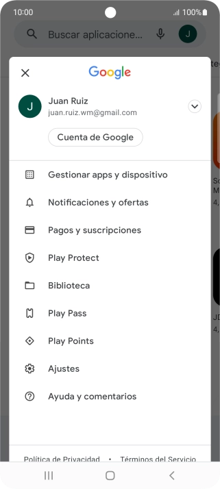 Pulsa Gestionar apps y dispositivo. Pulsa Gestionar apps y dispositivo.