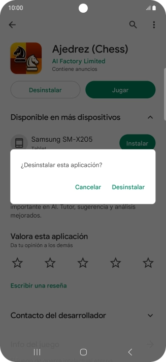 Pulsa Desinstalar. Pulsa Desinstalar.