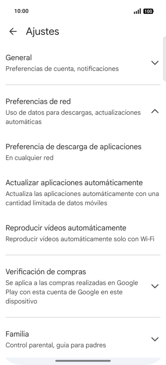 Pulsa Actualizar aplicaciones automáticamente. Pulsa Actualizar aplicaciones automáticamente.