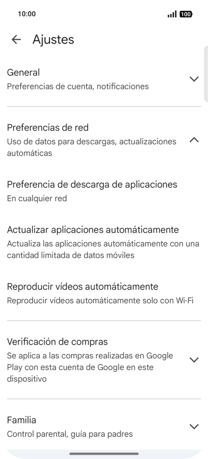 Pulsa Actualizar aplicaciones automáticamente. Pulsa Actualizar aplicaciones automáticamente.