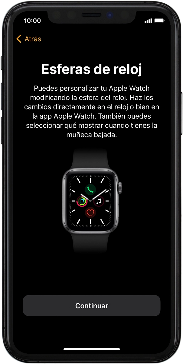 En el teléfono: Pulsa Continuar.