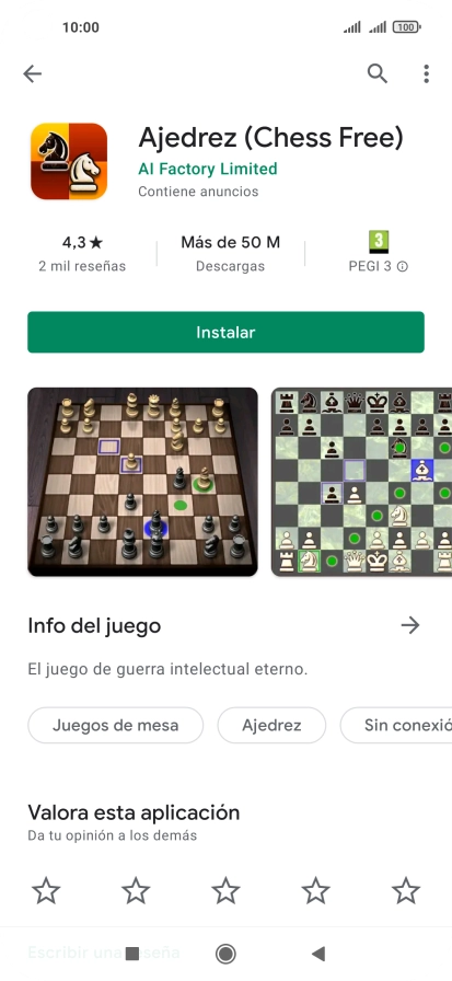 Pulsa Instalar y sigue las indicaciones de la pantalla para instalar la app. Pulsa Instalar y sigue las indicaciones de la pantalla para instalar la app.