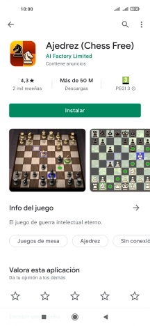 Pulsa Instalar y sigue las indicaciones de la pantalla para instalar la app. Pulsa Instalar y sigue las indicaciones de la pantalla para instalar la app.