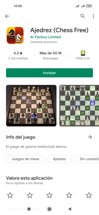Pulsa Instalar y sigue las indicaciones de la pantalla para instalar la app. Pulsa Instalar y sigue las indicaciones de la pantalla para instalar la app.