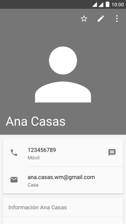 Pulsa el número de teléfono deseado. Pulsa el número de teléfono deseado.