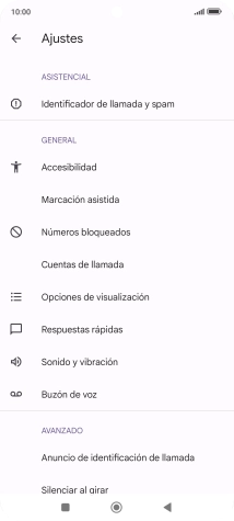 Pulsa Cuentas de llamada.