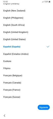 Pulsa el idioma deseado. Pulsa el idioma deseado.