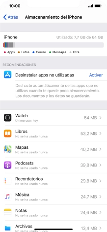 Pulsa la app deseada.