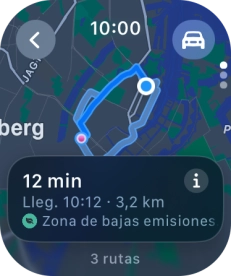 Pulsa el icono de medio de transporte. Pulsa el icono de medio de transporte.