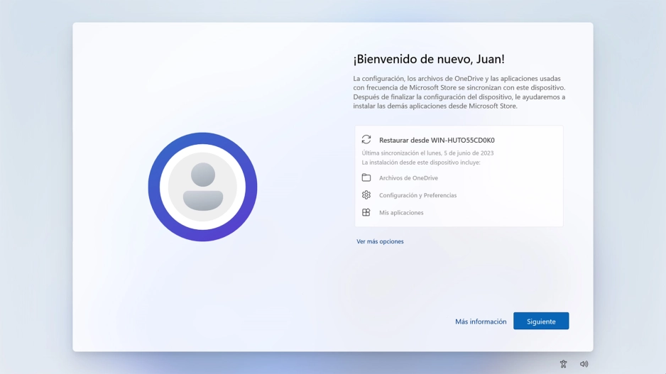 Haz clic en Ver más opciones. Haz clic en Ver más opciones.