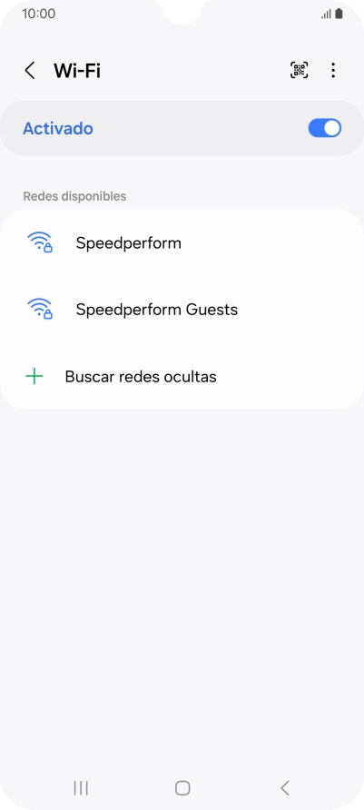 Pulsa la red wifi deseada.