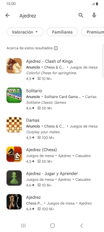 Pulsa la app deseada. Pulsa la app deseada.