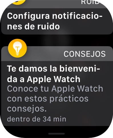 Pulsar la notificación deseada para abrirla. Pulsar la notificación deseada para abrirla.