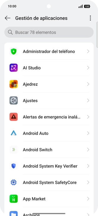 Pulsa la app deseada. Pulsa la app deseada.