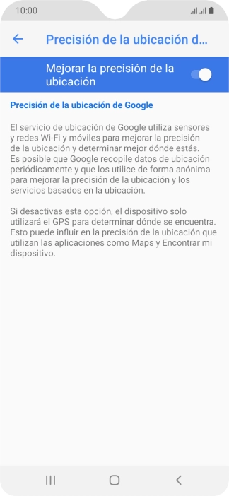 Si pulsas el indicador junto a Si pulsas el indicador junto a