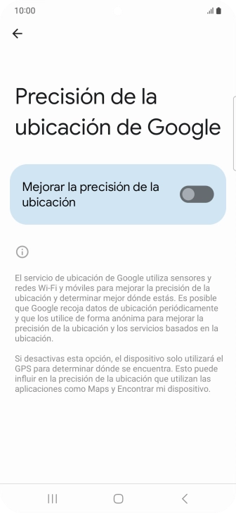 Si pulsas el indicador junto a Si pulsas el indicador junto a
