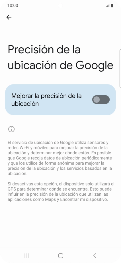 Si pulsas el indicador junto a Si pulsas el indicador junto a