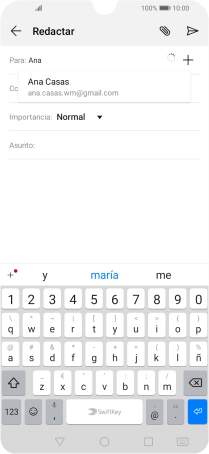 Pulsa el contacto deseado. Pulsa el contacto deseado.