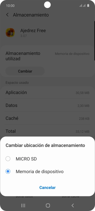 Pulsa Tarjeta SD.
