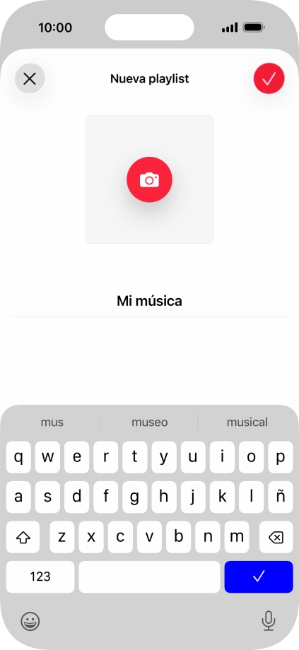 Pulsa el icono de aceptar. Pulsa el icono de aceptar.
