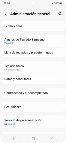 Pulsa Fecha y hora.