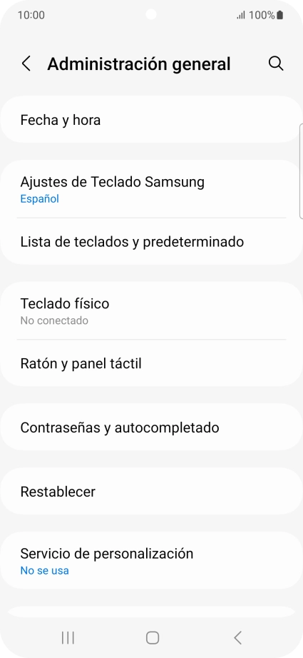 Pulsa Fecha y hora.