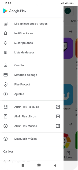 Pulsa Mis aplicaciones y juegos. Pulsa Mis aplicaciones y juegos.