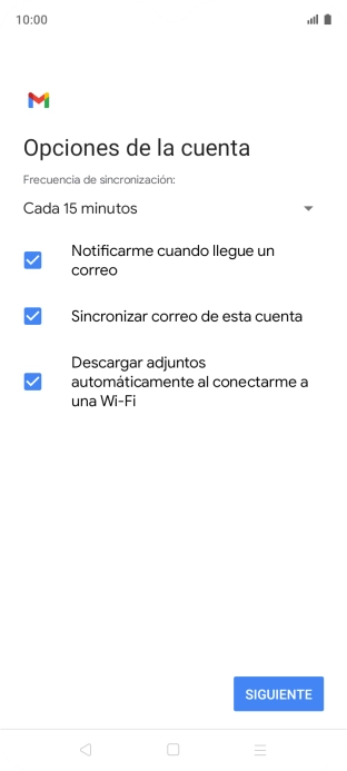 Pulsa la lista desplegable bajo 