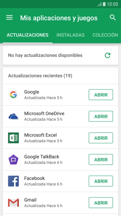 Pulsa INSTALADAS. Pulsa INSTALADAS.