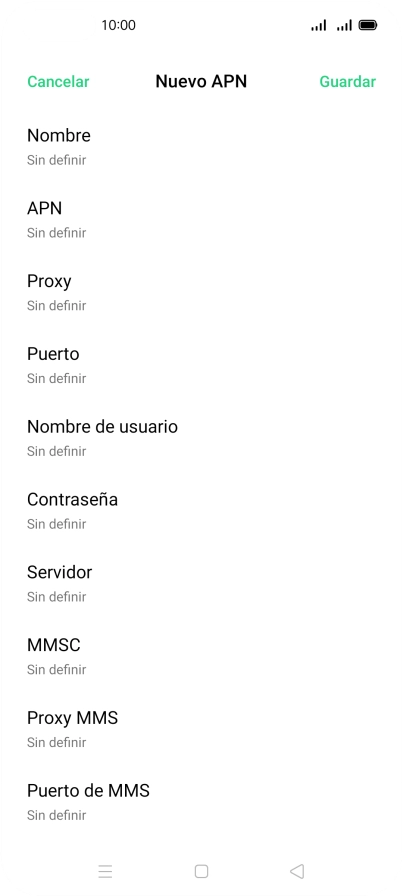 Pulsa Nombre. Pulsa Nombre.