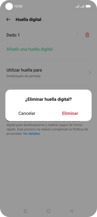 Pulsa Eliminar. Pulsa Eliminar.