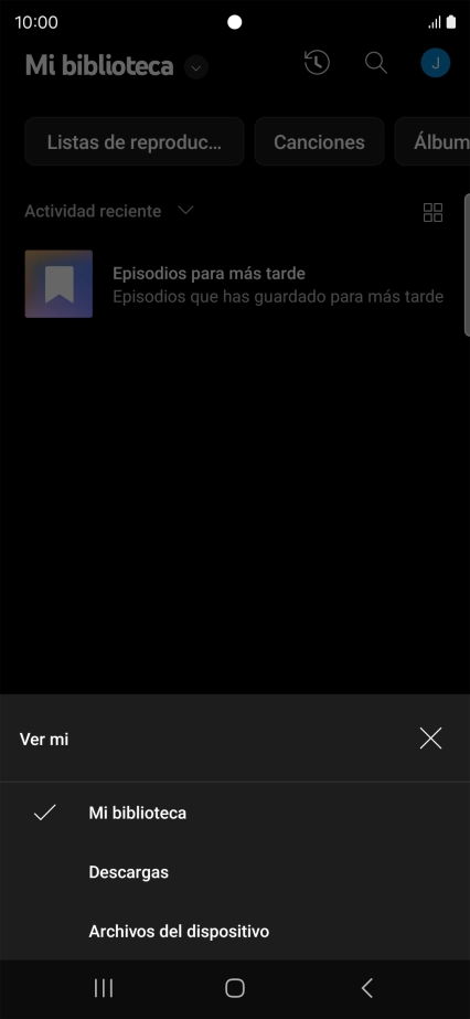 Pulsa una categoría y desplázate al archivo de música deseado. Pulsa una categoría y desplázate al archivo de música deseado.