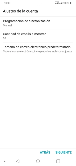 Pulsa Programación de sincronización. Pulsa Programación de sincronización.