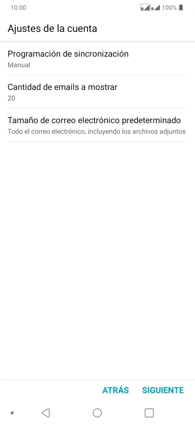 Pulsa Programación de sincronización. Pulsa Programación de sincronización.
