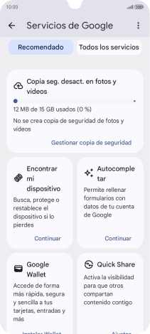 Pulsa Encontrar mi dispositivo. Pulsa Encontrar mi dispositivo.