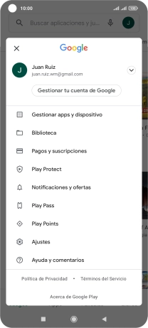 Pulsa Gestionar apps y dispositivo. Pulsa Gestionar apps y dispositivo.