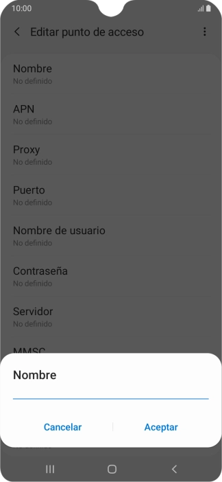 Introduce Vodafone Internet y pulsa Aceptar. Introduce Vodafone Internet y pulsa Aceptar.