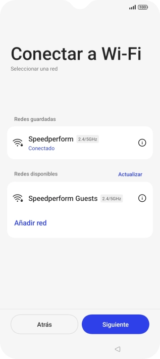 Pulsa Siguiente.