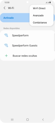 Pulsa Avanzado.