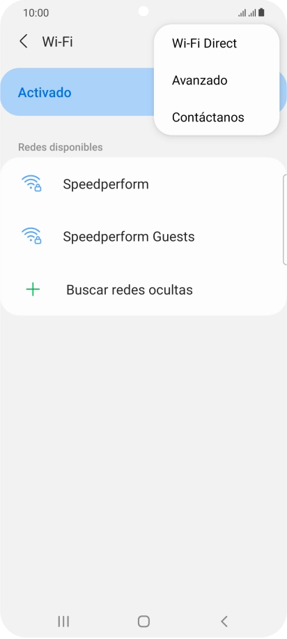 Pulsa Avanzado.