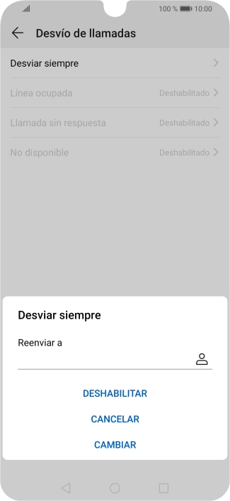 Pulsa DESHABILITAR.