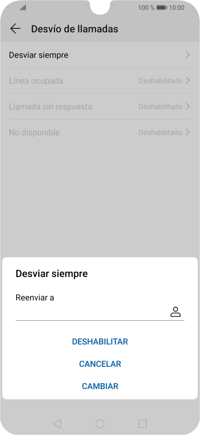 Pulsa DESHABILITAR.