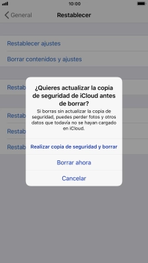 Pulsa el ajuste deseado. Pulsa el ajuste deseado.