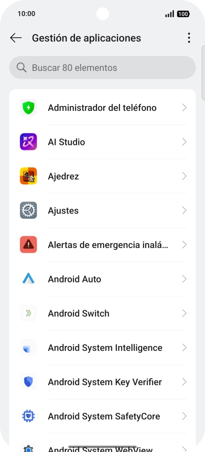 Pulsa la app deseada. Pulsa la app deseada.